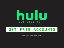 hulu plus free accounts online