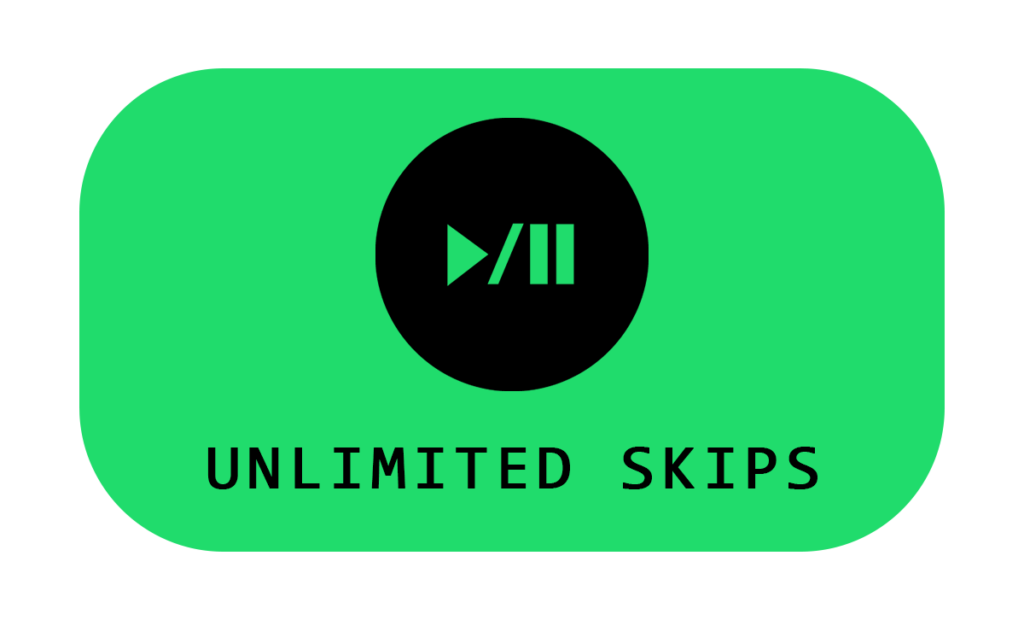 unlimited skips spotify