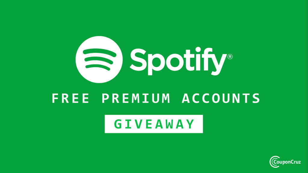 couponcruz spotify premium giveaway